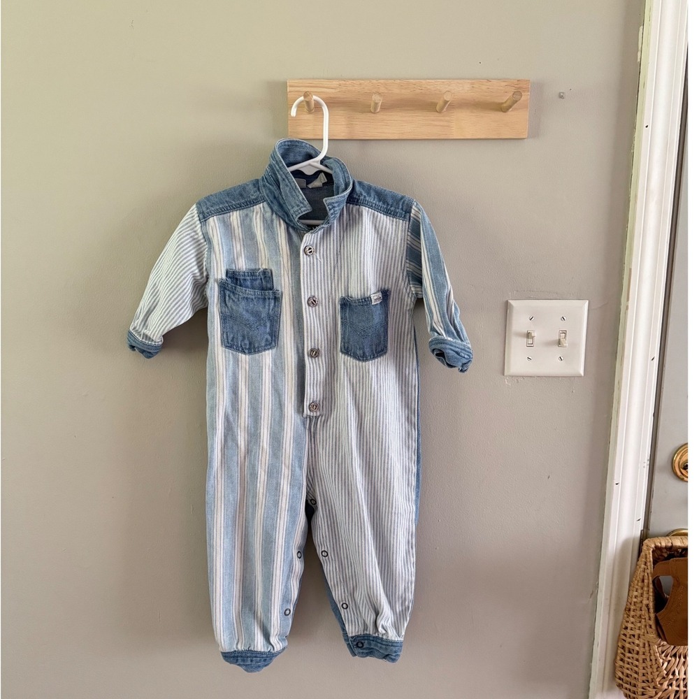 24m. Vintage little Arizona denim jumpsuit